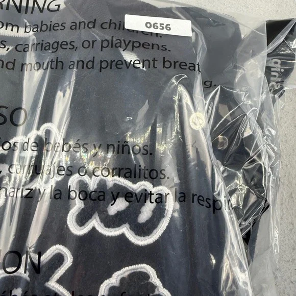 Ricco Gioventu Black No Joke Leather Wool Varsity Jacket